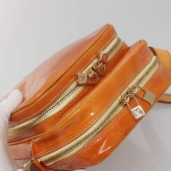 LOUIS VUITTON Monogram Vernis Wooster Bag Lime Yellow M91075 - Picture 6 of 12